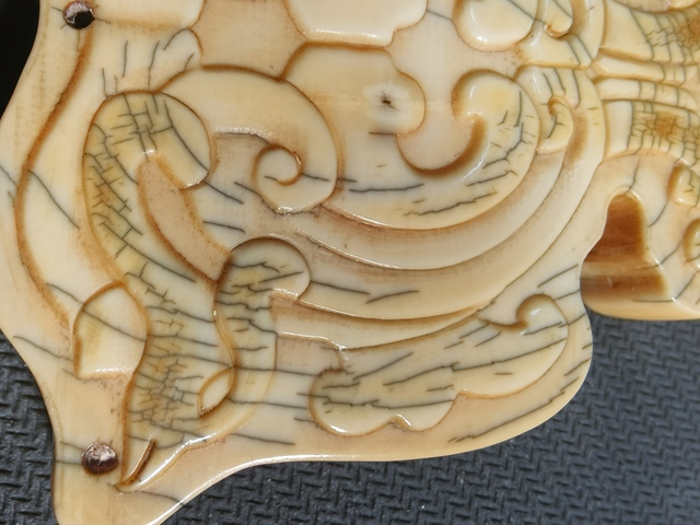 古玩玉器博古鳳鳥佩真品鑒賞圖