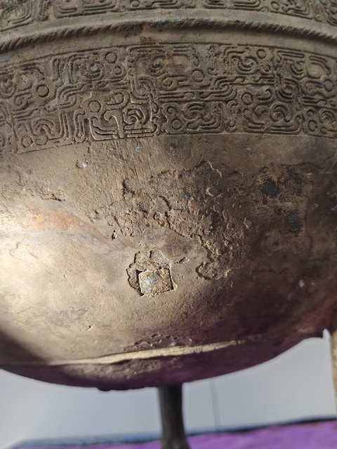 古玩銅器銅鼎真品鑒賞圖