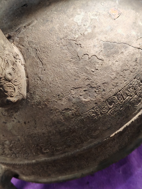 古玩銅器銅鼎真品鑒賞圖
