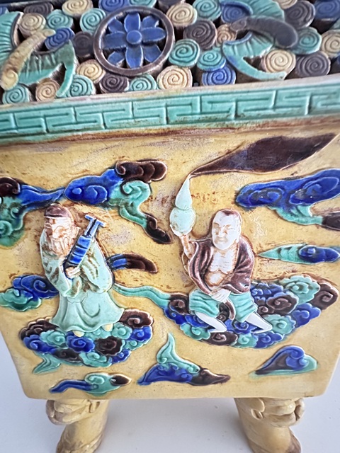 古玩陶瓷素三彩香薰爐真品鑒賞圖