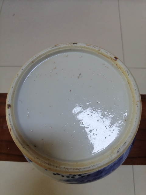 古玩陶瓷青花八駿圖馬蹄尊真品鑒賞圖