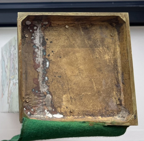 古玩陶瓷淺絳彩人物故事紋四方瓶真品鑒賞圖