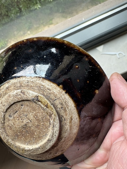 古玩陶瓷黑釉茶盞真品鑒賞圖
