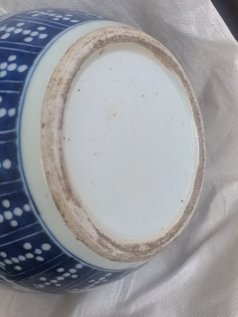 古玩陶瓷暗八仙天球瓶真品鑒賞圖