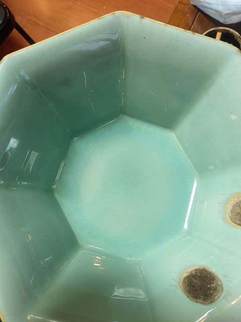 古玩陶瓷八角高足碗真品鑒賞圖