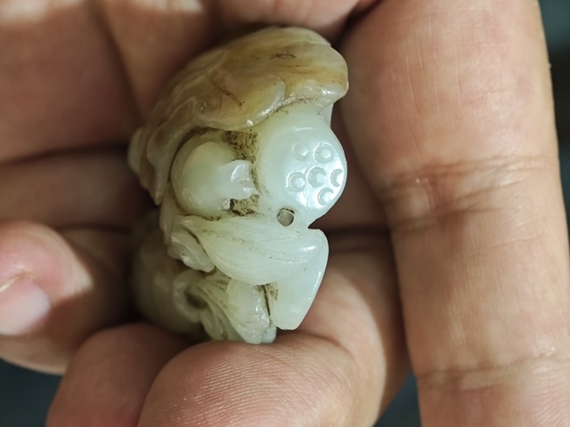 古玩玉器連年有余真品鑒賞圖