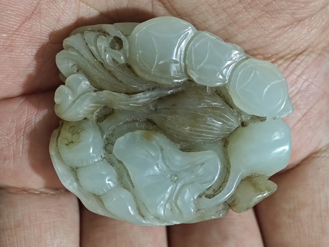 古玩玉器連年有余真品鑒賞圖