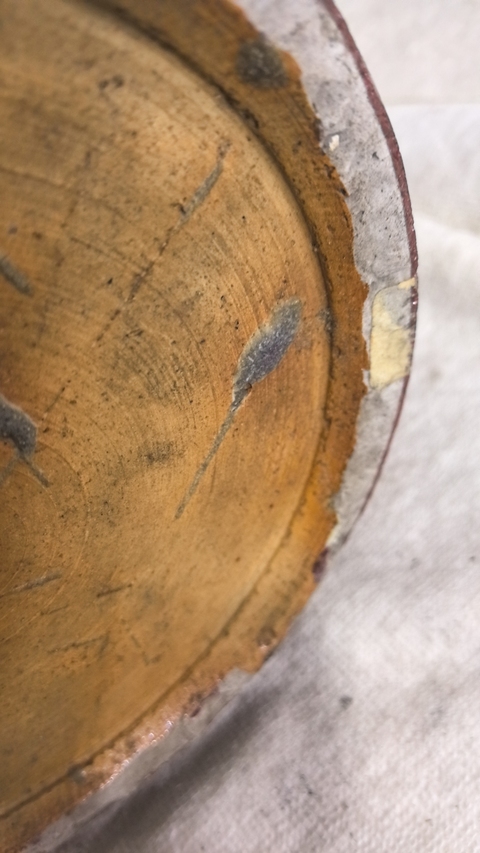 古玩陶瓷紅釉大瓶真品鑒賞圖