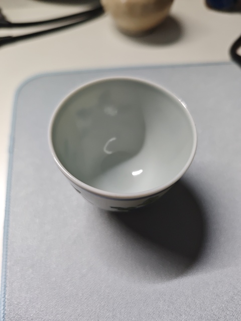 古玩陶瓷新仿斗彩杯真品鑒賞圖