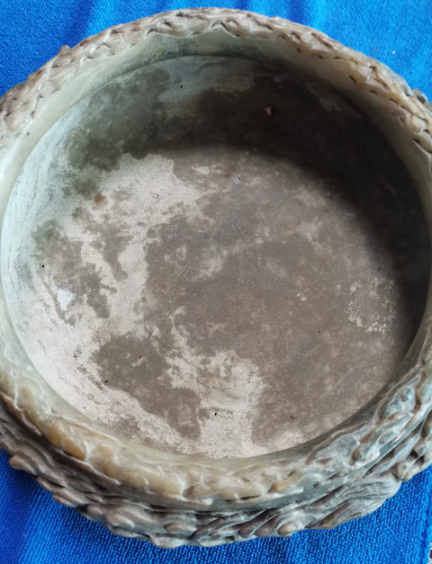 古玩玉器地方玉雕“龍紋筆洗”真品鑒賞圖