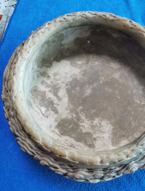 古玩玉器地方玉雕“龍紋筆洗”真品鑒賞圖