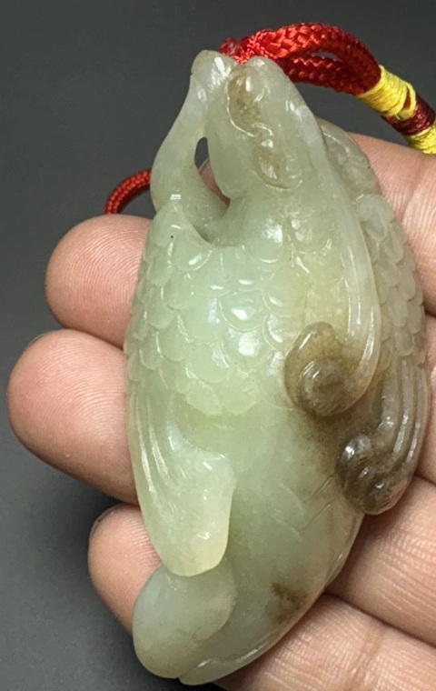 古玩玉器玉鷹真品鑒賞圖