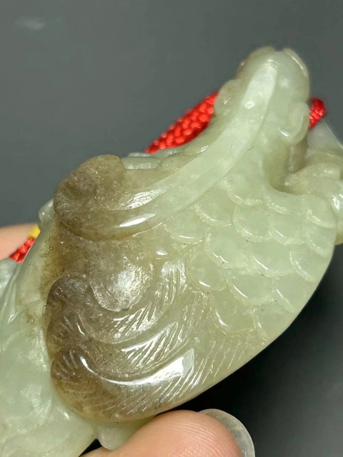 古玩玉器玉鷹真品鑒賞圖