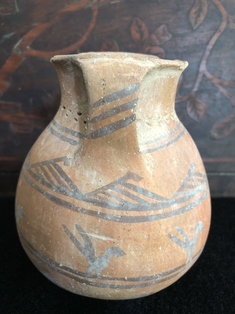 古玩陶瓷彩繪雙系陶罐你要真品鑒賞圖