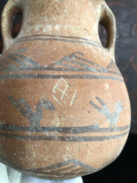 古玩陶瓷彩繪雙系陶罐你要真品鑒賞圖