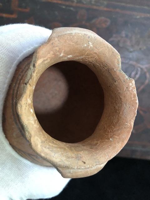 古玩陶瓷彩繪雙系陶罐你要真品鑒賞圖