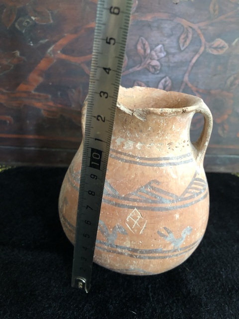 古玩陶瓷彩繪雙系陶罐你要真品鑒賞圖