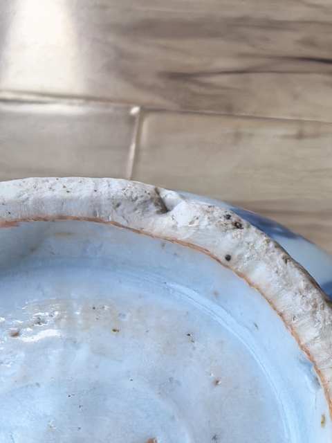 古玩陶瓷花卉紋青花玉壺春瓶真品鑒賞圖