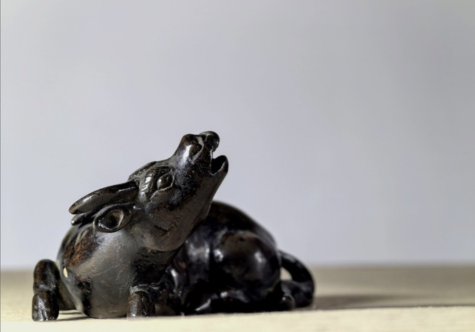 古玩銅器硯滴真品鑒賞圖
