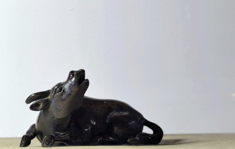 古玩銅器硯滴真品鑒賞圖