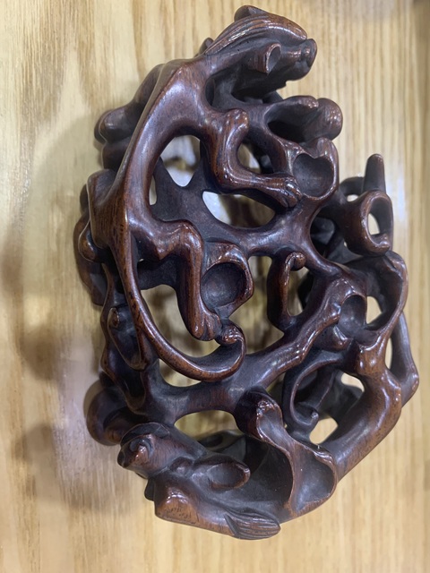 古玩雜項木座真品鑒賞圖