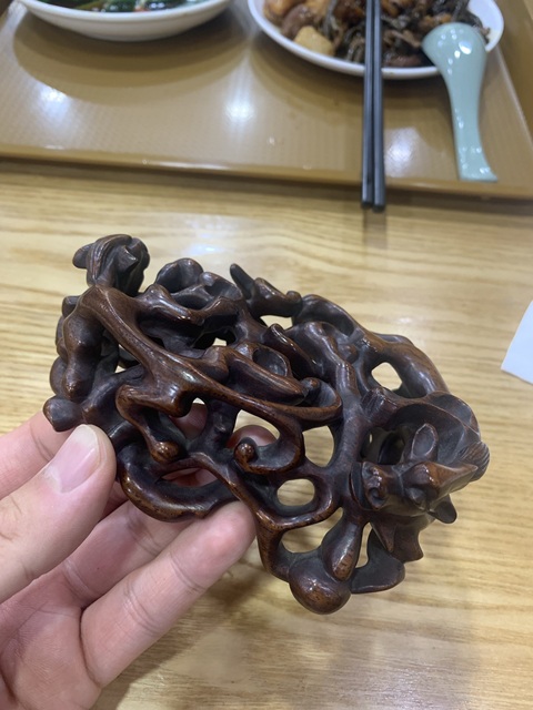 古玩雜項木座真品鑒賞圖