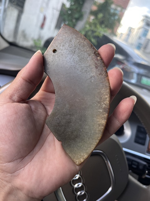 古玩玉器仿古做舊玉璜真品鑒賞圖