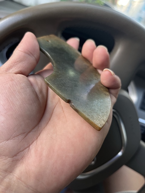 古玩玉器仿古做舊玉璜真品鑒賞圖