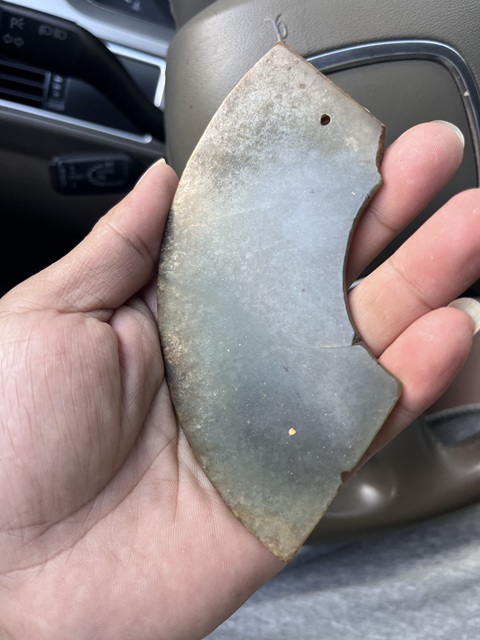 古玩玉器仿古做舊玉璜真品鑒賞圖