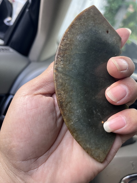 古玩玉器仿古做舊玉璜真品鑒賞圖