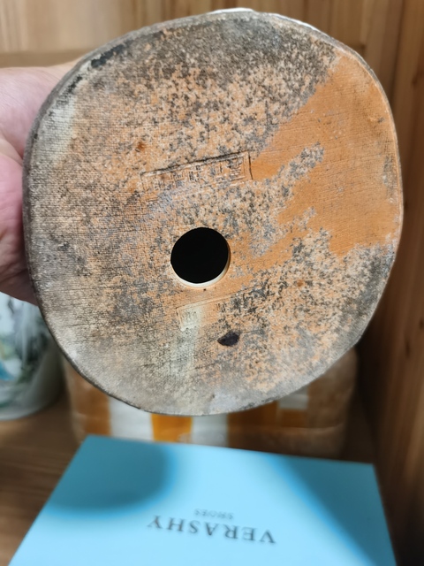 古玩陶瓷粉彩人物塑像真品鑒賞圖