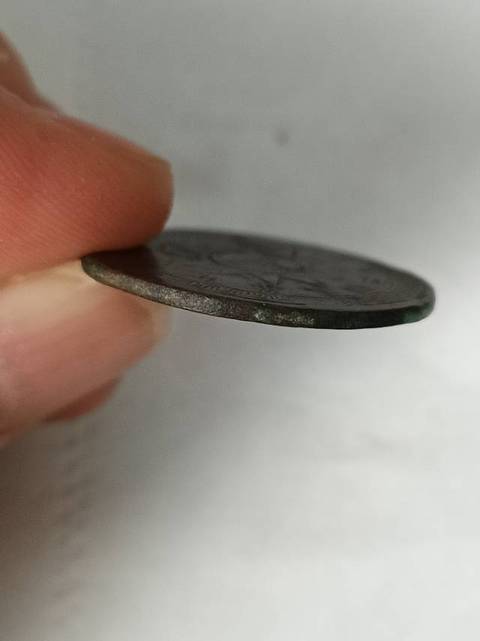 古玩錢幣布圖壹分真品鑒賞圖