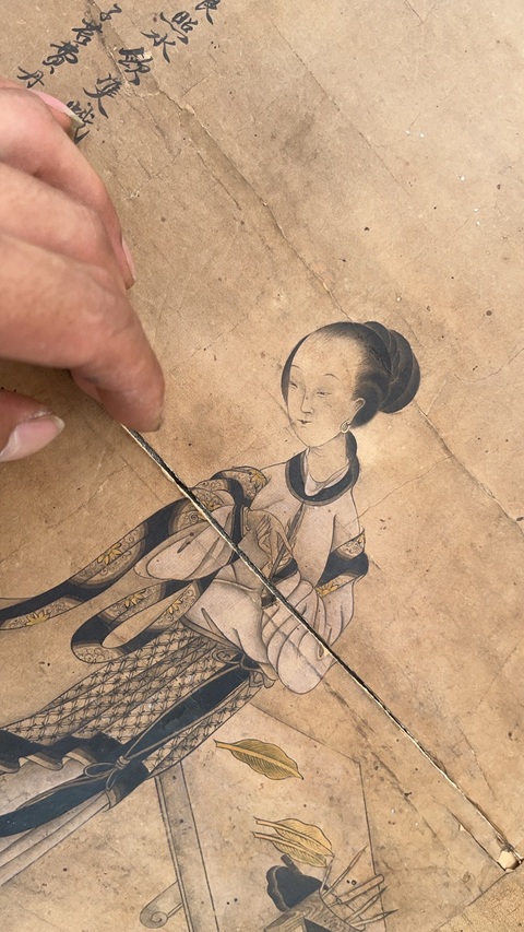 古玩字畫惆悵東風奈別何真品鑒賞圖