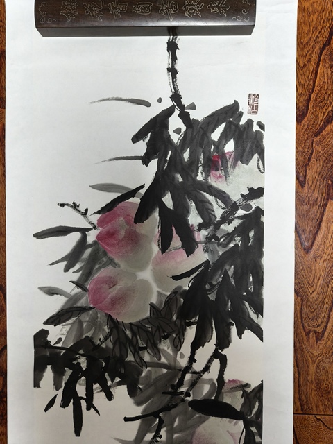 古玩字畫賀壽圖真品鑒賞圖