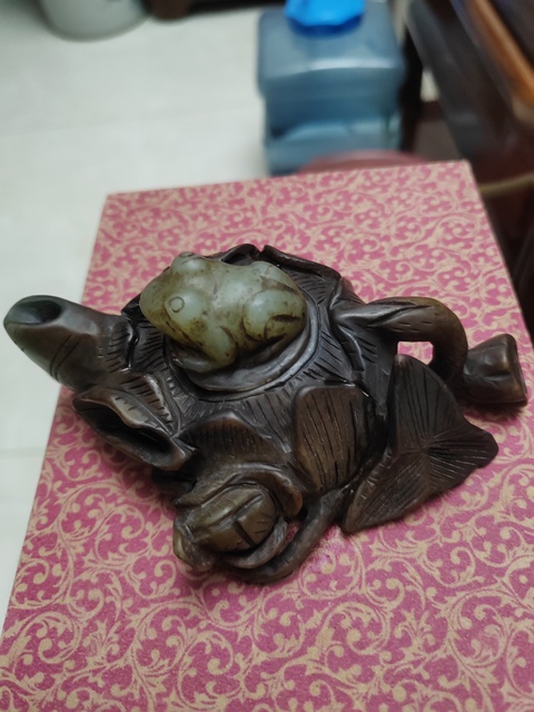古玩玉器玉壺真品鑒賞圖