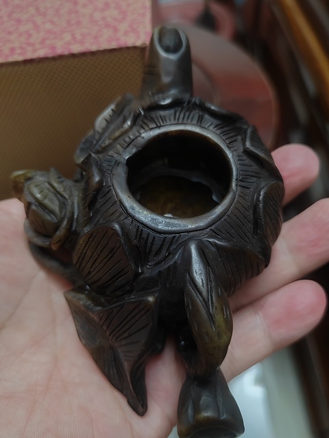 古玩玉器玉壺真品鑒賞圖