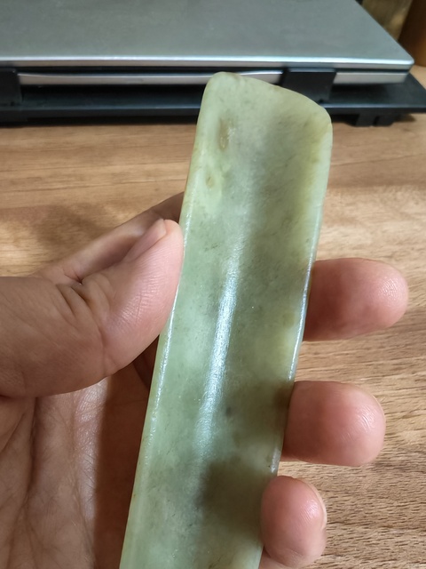 古玩玉器地方玉雕“鞋拔形器”真品鑒賞圖