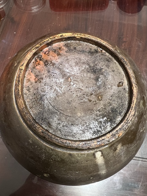 古玩陶瓷元末明初折沿爐真品鑒賞圖