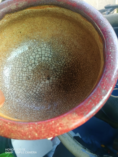 古玩陶瓷鈞紅釉獅耳爐真品鑒賞圖
