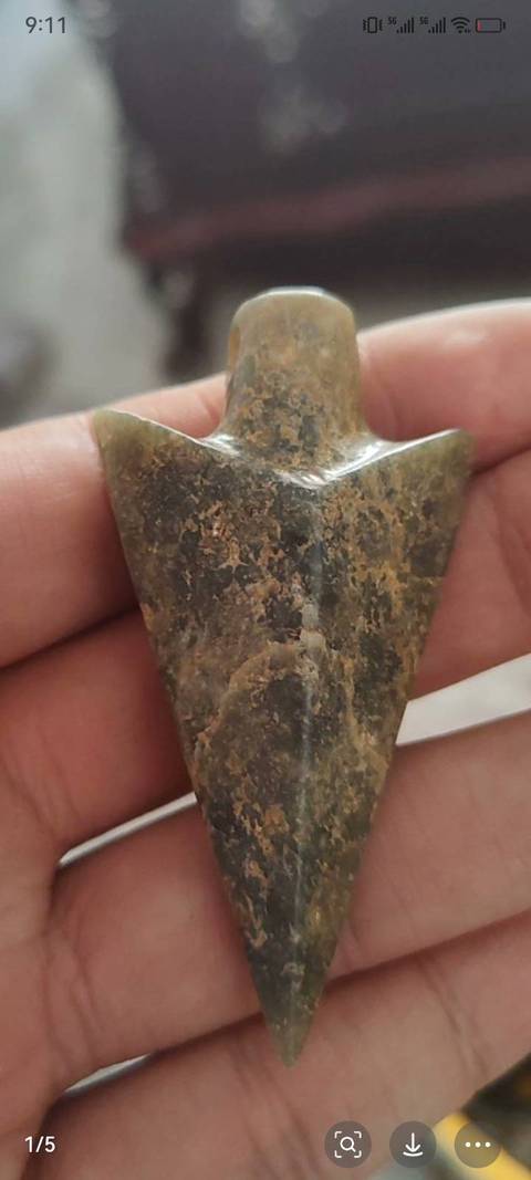 古玩玉器和田玉雕“箭簇”真品鑒賞圖