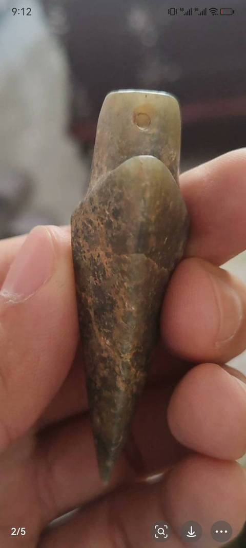 古玩玉器和田玉雕“箭簇”真品鑒賞圖