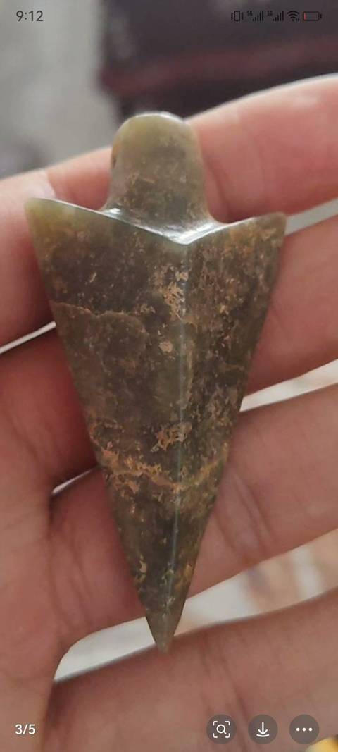 古玩玉器和田玉雕“箭簇”真品鑒賞圖