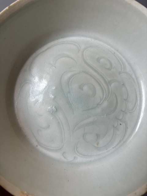 古玩陶瓷湖田窯鳳尾洗真品鑒賞圖