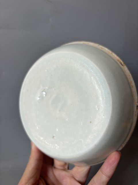 古玩陶瓷湖田窯鳳尾洗真品鑒賞圖