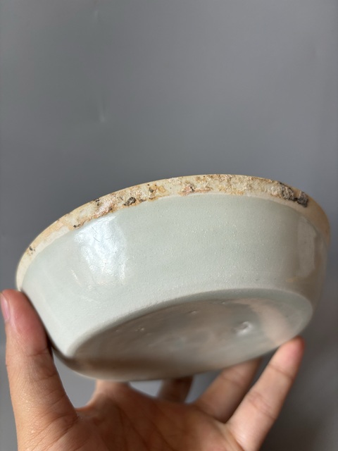 古玩陶瓷湖田窯鳳尾洗真品鑒賞圖