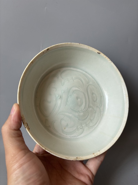 古玩陶瓷湖田窯鳳尾洗真品鑒賞圖