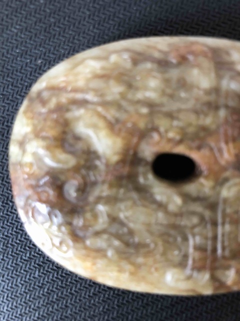 古玩玉器提油仿古“玉璧”拍賣，當(dāng)前價(jià)格2000元