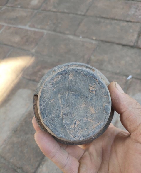 古玩陶瓷黑陶溫酒爐真品鑒賞圖
