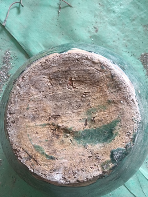 古玩陶瓷綠釉缸真品鑒賞圖