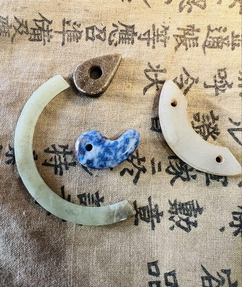 古玩玉器和田玉雕“素紋璜”真品鑒賞圖